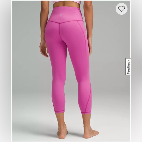 Lululemon Align High-Rise Crop with pockets 23” - Picture 2 of 5